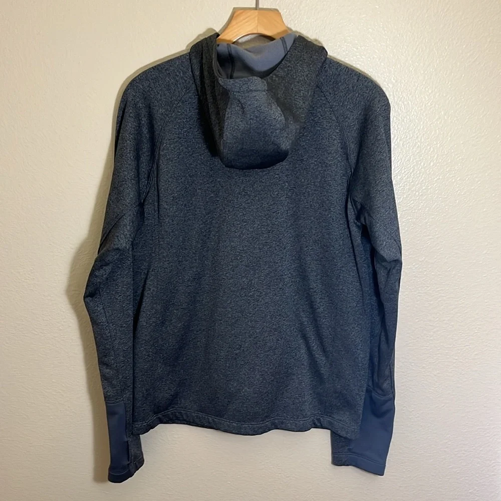 The North Face Gray Zip Hoodie Sweatshirt